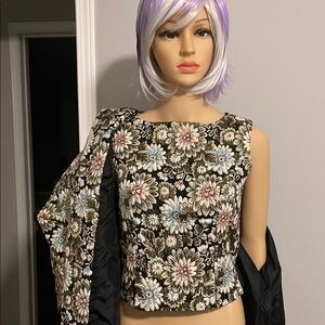 Specialty House Fashion Vintage Top & Jacket 60’s Metallic Union Made RARE !